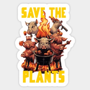 Save the plants! Sticker